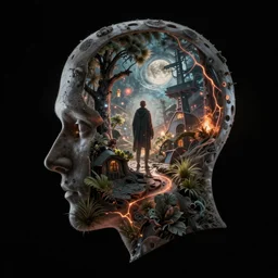 an epic concept masterpiece... inside the head of bob lazer