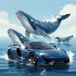 a supercar that loves whales