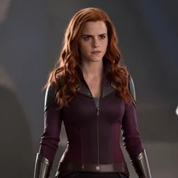 Film still of Emma Watson as Gamora, from Guardians of the Galaxy Vol. 2 (2017)