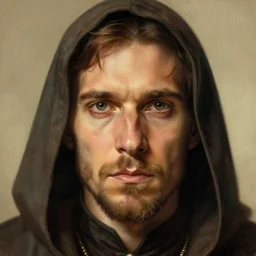 realistic d & d fantasy cultist, closeup portrait art by donato giancola and greg rutkowski, vintage retro, realistic face, digital art, trending on artstation, symmetry!!