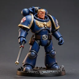 donald trump warhammer 40k figurine