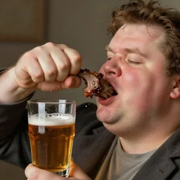 a glass of warm bilk, immediately followed by a fat meaty fist exploding across someone's face, drawn by norman rockwell