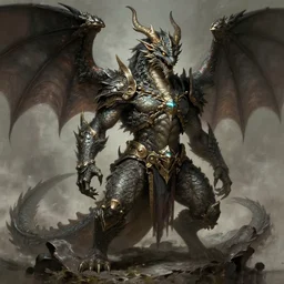 chthonic dragon emperor, highly detailed, digital painting, trending on artstation, concept art, sharp focus, illustration, art by artgerm and greg rutkowski and magali villeneuve