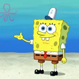 squidward dab, spongebob cartoon still, high definition