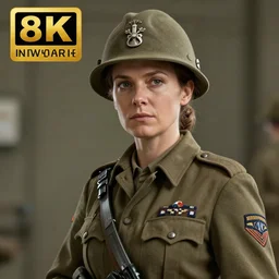 ww 2 picture of a medic lady, realistic, 8 k, extremely detailed, cgi, trending on artstation, hyper - realistic render, 4 k hd wallpaper, premium prints available, octane render, award winning, by greg rutkowski