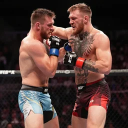 a car wrestling conor mcgregor