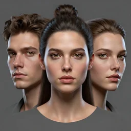 3 d face portrait of a woman by alena aenami, charles spencelayh, beeple, octane render