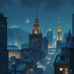 night city. highly detailed, digital painting, watercolor, soviet realism, engraving, artstation, concept art, smooth, sharp focus, vivid grunge, manga, illustration, unreal engine 5, 8 k, art by bilibin and kilian eng and kuvshinov and malevich and mucha
