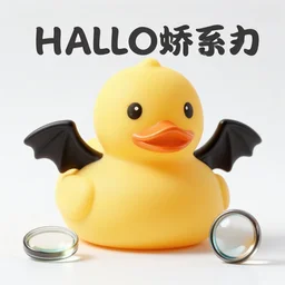 beautiful and bright advertising 3 2 mm lens photo of scented soap shaped like a halloween rubber duck with bat wings, studio quality hdr 8 k photograph