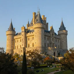 castle, fantasy, painting, ultra realistic!!!, clear weather, golden hour, sharp focus