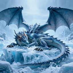 ice dragon eternally sleeping in the permafrost has decided to wake up to rule them all