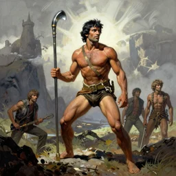 edgar rice burroughs tarzan of the apes by frank frazetta, ken kelly, simon bisley, richard corben