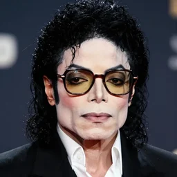 michael jackson wearing very ugly glasses