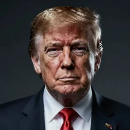 a beautiful digital artwork depicting donald trump, eerie, intense, concept art, matte painting, 4 k, detailed