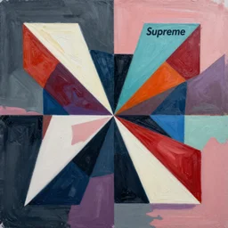 Supreme x The Alchemist Profile Picture by Sachin Teng, asymmetrical, Organic Painting , Matte Painting,  geometric shapes, hard edges, graffiti, street art,:2 by Sachin Teng:4