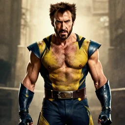 photo realistic, ultra detailed film poster of nicolas cage as wolverine