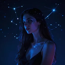 marry me, girl, be my fairy to the world, be my very own constellation, cyberwave, neon, cinematic,
