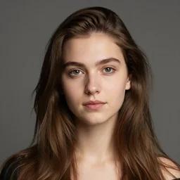 a portrait of a pretty young lady by daniela uhlig