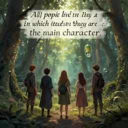 All people live in a fantasy in which they are the main character.
