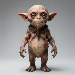 photo of demon gollum, full body portrait, realistic face, detailed, sony a 7 r