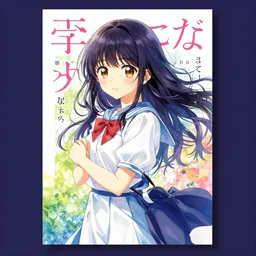 a light novel cover art, anime, book cover