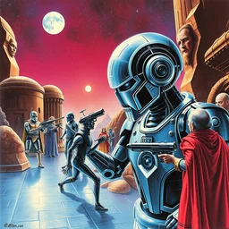 ralph mcquarrie scenes with figures tron director stephen lisberger clyde caldwell keith parkinson walter simonson paul rumsey ( moon face ) pedro correa ( 5 0 s gerald brom ( character ) keith parkinson ( fantasy scene / fight pino daeni andrius matijosius descriptors r / retrobattlestations amstrad mantis head?