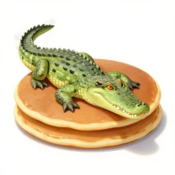!!! crocodile flattened!!! into ( ( ( pancake ) ) )