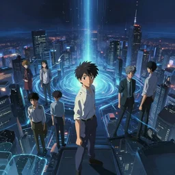 makoto shinkai concept art of the cyberspace dimension, key visual, ambient lighting, highly detailed, digital painting, artstation, concept art, sharp focus, by makoto shinkai and akihiko yoshida and hidari and wlop and greg rutkowski