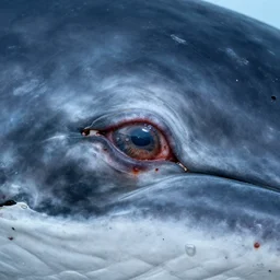 diseased whale eye