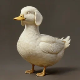 a anthropomorphic dog - duck warrior, diffuse lighting, fantasy, intricate, elegant, highly detailed, lifelike, photorealistic, digital painting, artstation, illustration, concept art, smooth, sharp focus, naturalism, trending on byron's - muse, by greg rutkowski and greg staples