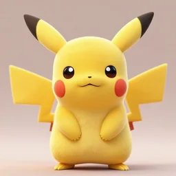 a beautiful portrait of pikachu, photograph, realistic, cute, fluffy, kawaii