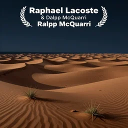beautiful desert rural landscape at night by Raphael Lacoste and Ralph McQuarri, Digital Matte Illustration