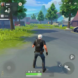 Gameplay screenshot of Bernie Sanders in Fortnite