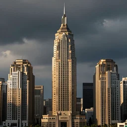 art deco skyline
