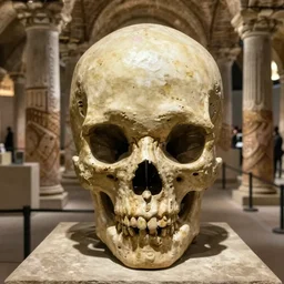 alien skull found inside the catacombs of paris