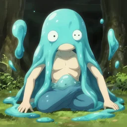 rimuru, anatomically correct, reincarnated as a slime, absurd res, 4 k, realistic light and shadows, illustration