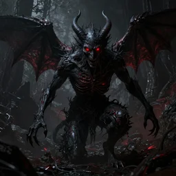 a mythology of black demon, living in a shadow!! red eyes!! unseen body!! only showing itself in painting!! octane render!! unreal engine 5!! junji ito!! highly rendered!!