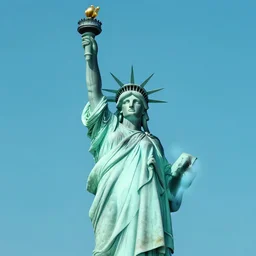 the statue of liberty, retrowave epic art, trending on art station
