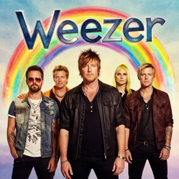 weezer the rainbow album cover art 4 k