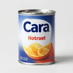 can of cara from colruyt, product shoot, studio lighting, iso 2 0 0