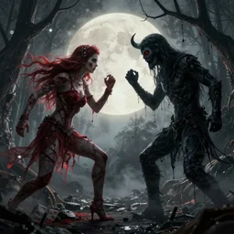 a fight between dreams and nightmares