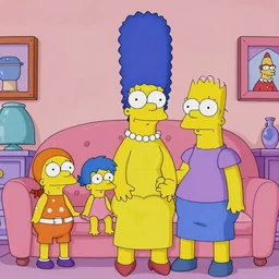 marge simpson and her new family from one piece drawn by kentaro miura