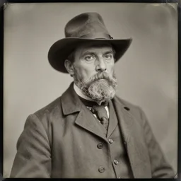A photo of Tom Bombadill, tintype photograph