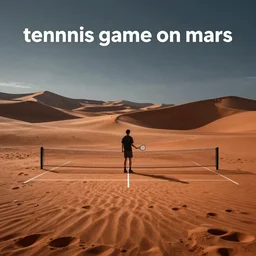 “tennis game on mars”