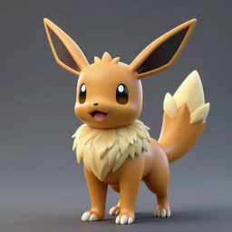 a humanoid flareon, high detail, 8 k