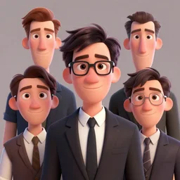 Lofi sophisticated portrait Pixar style by Joe Fenton and Stanley Artgerm and Tom Bagshaw and Tim Burton