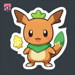 cute miss mascot arcko arcko treecko pokemon sticker art, cronobreaker, beeple game icon