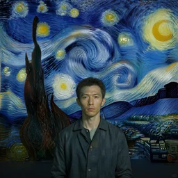 hyperrealistic mixed media image of starry night by van gogh, stunning 3 d render inspired art by greg rutkowski and xiang duan and thomas eakes, perfect symmetry, flesh texture, realistic, highly detailed attributes and atmosphere, dim volumetric cinematic lighting, 8 k octane detailed render, post - processing, masterpiece,
