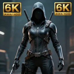 futuristic assassin, highly detailed, 8 k, hdr, award - winning, trending on artstation, clayton crain