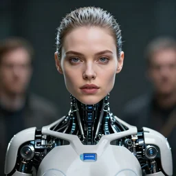 portrait of a stunningly beautiful and sexually attractive futuristic female robot, from the movie ex machina, depth of field, zeiss lens, detailed, symmetrical, centered, fashion photoshoot, by Annie Leibovitz and Steve McCurry, David Lazar, Jimmy Nelsson, Breathtaking, 8k resolution, extremely detailed, beautiful, establishing shot, artistic, hyperrealistic, beautiful face, octane render